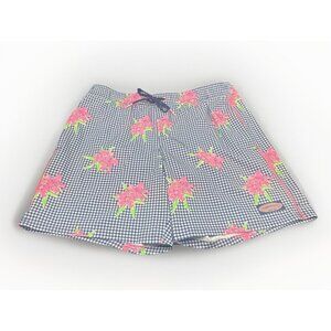 Vineyard Vines Men's 7” Chappy Printed Gingham & Floral Lined Swim Trunks Sz M